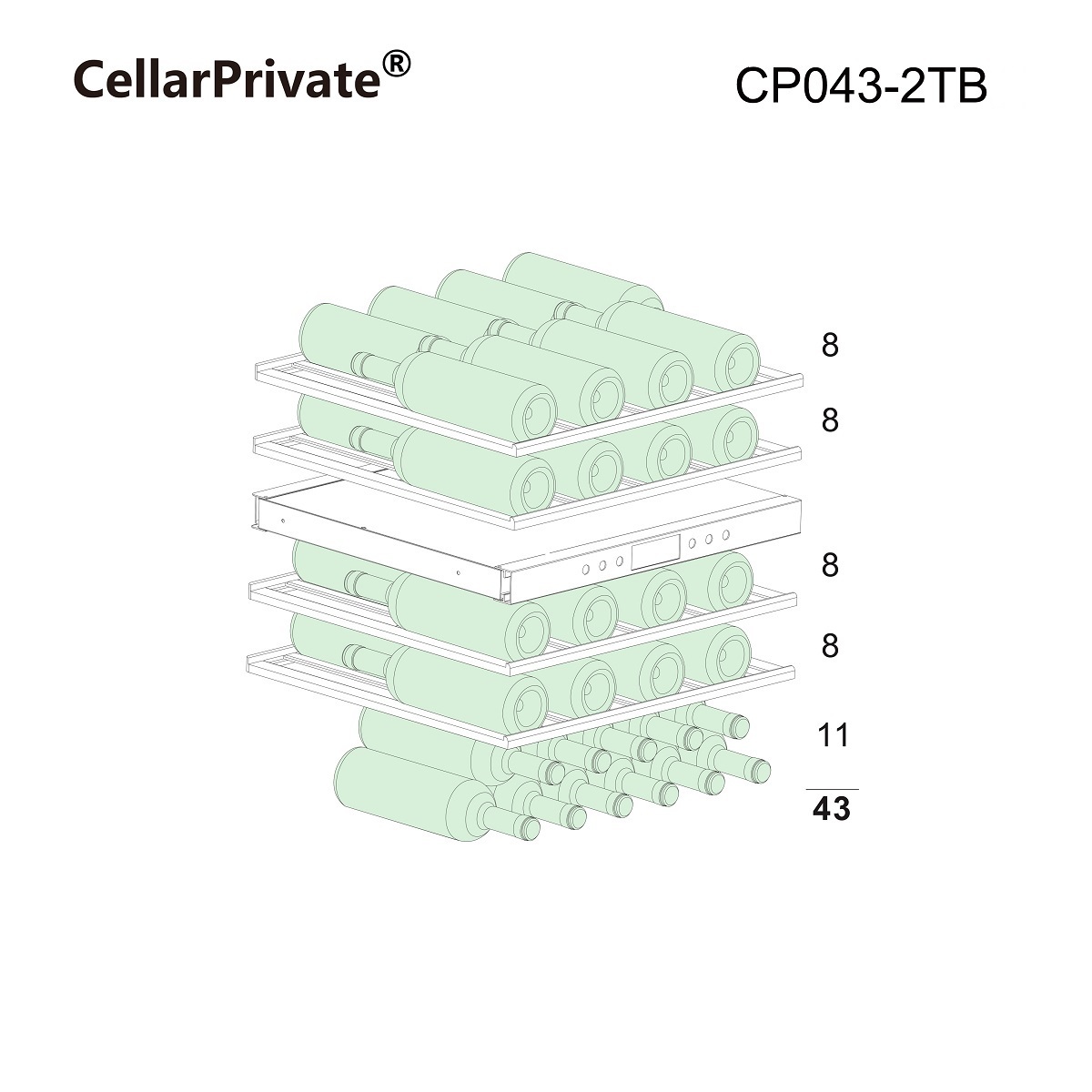 Cellar Private CP043-2TB.